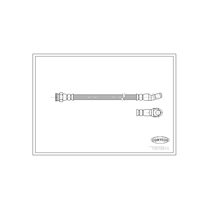 Flexible de frein CORTECO 19018610