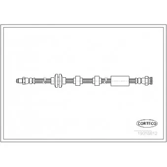 Flexible de frein CORTECO 19018612