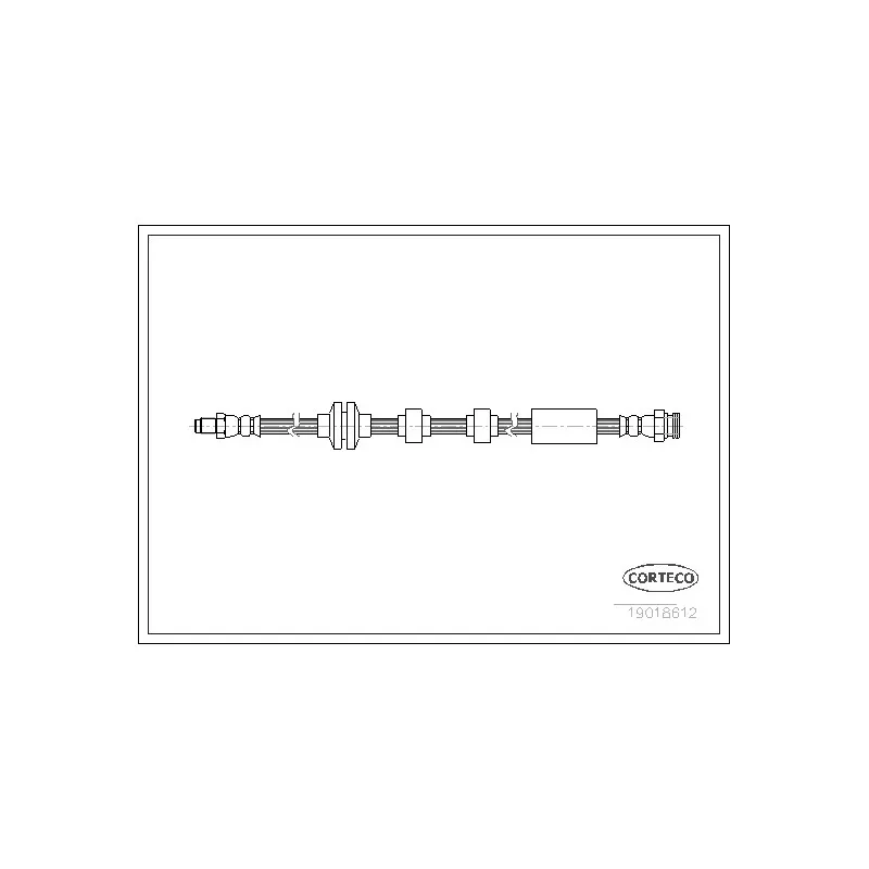 Flexible de frein CORTECO 19018612