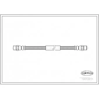 Flexible de frein CORTECO 19018651
