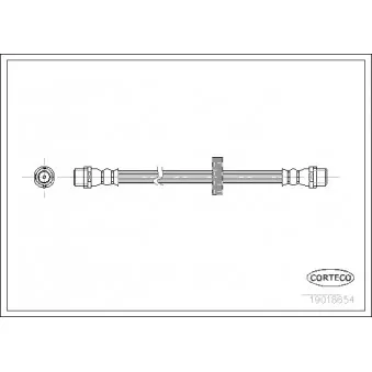Flexible de frein CORTECO 19018654