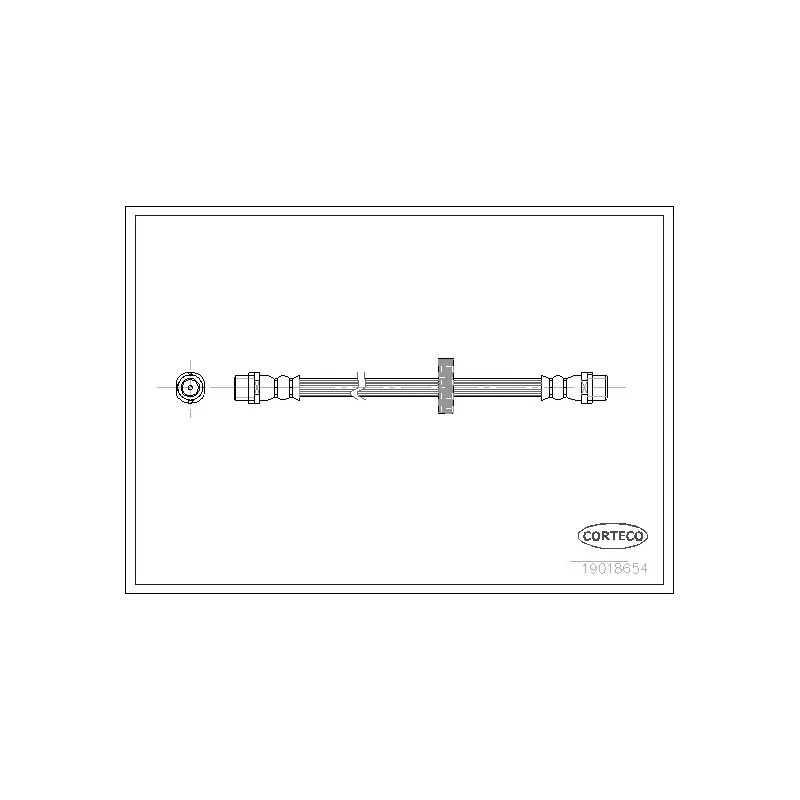 Flexible de frein CORTECO 19018654