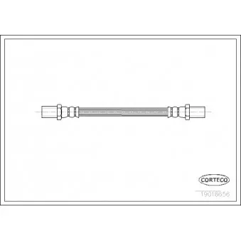 Flexible de frein CORTECO 19018656
