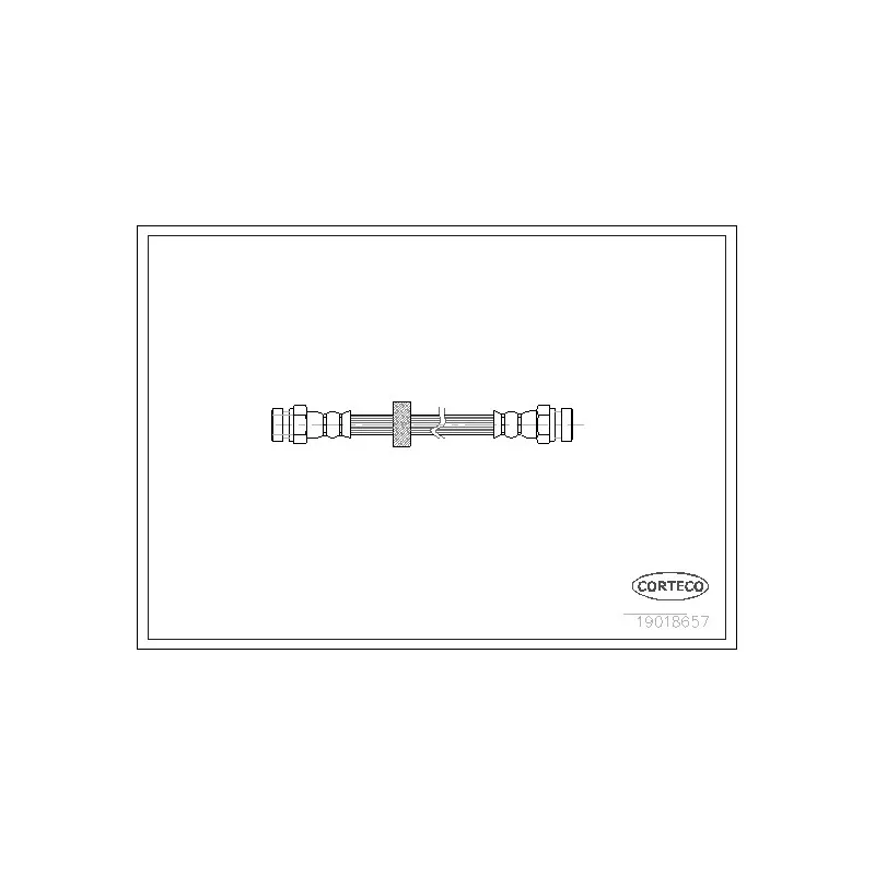 Flexible de frein CORTECO 19018657