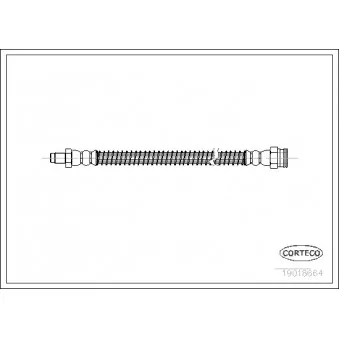 Flexible de frein CORTECO 19018664