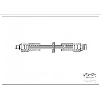 Flexible de frein CORTECO 19018673