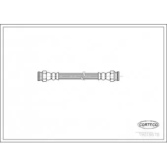 Flexible de frein CORTECO 19018678