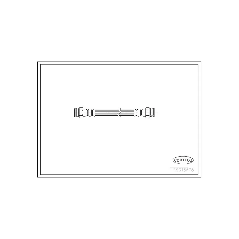 Flexible de frein CORTECO 19018678