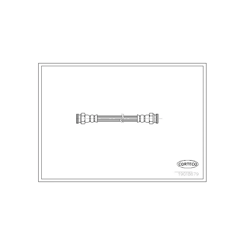 Flexible de frein CORTECO 19018679