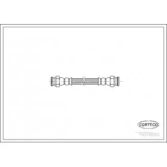 Flexible de frein CORTECO 19018680