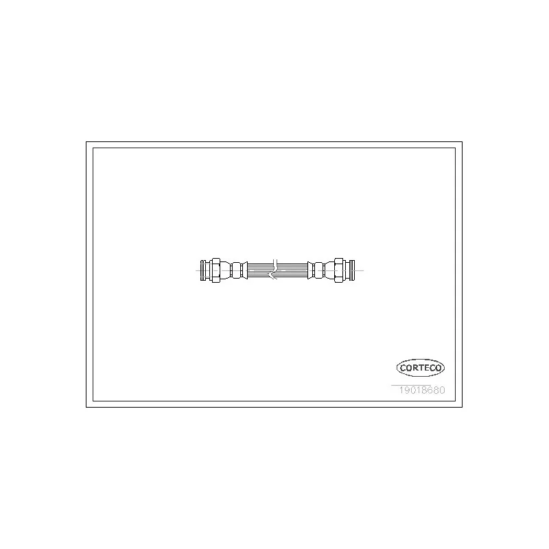 Flexible de frein CORTECO 19018680
