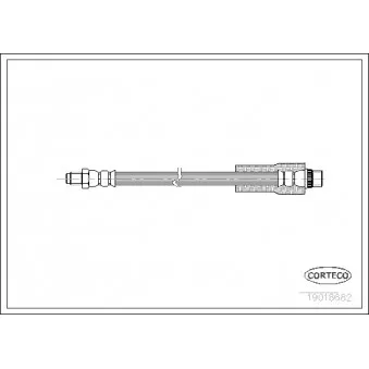 Flexible de frein CORTECO 19018682