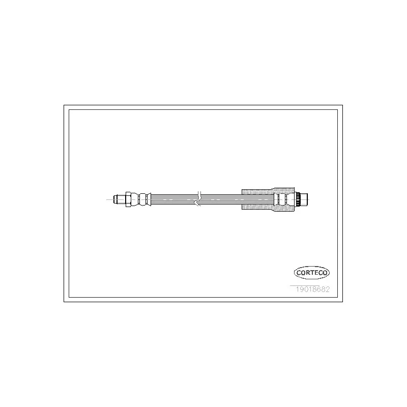 Flexible de frein CORTECO 19018682
