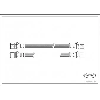 Flexible de frein CORTECO 19018694
