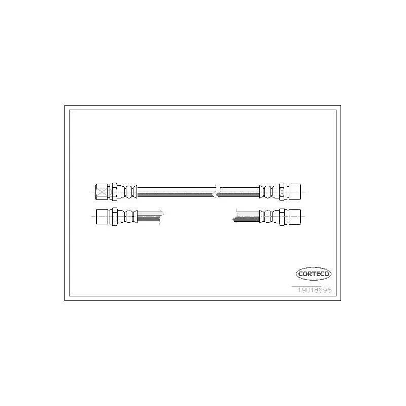 Flexible de frein CORTECO 19018695