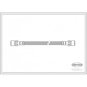 Flexible de frein CORTECO 19018701