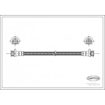 Flexible de frein CORTECO 19018719