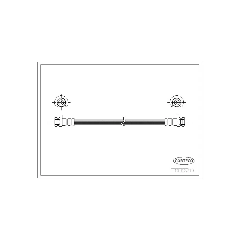Flexible de frein CORTECO 19018719