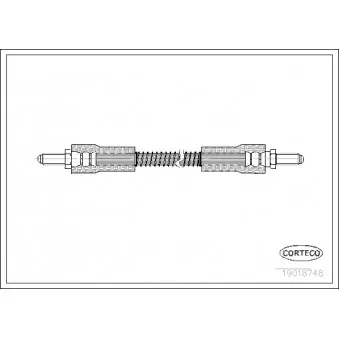 Flexible de frein CORTECO 19018748