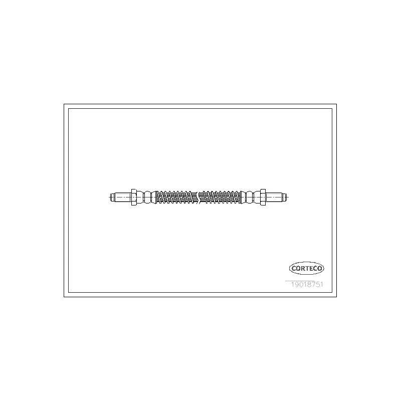 Flexible de frein CORTECO 19018751
