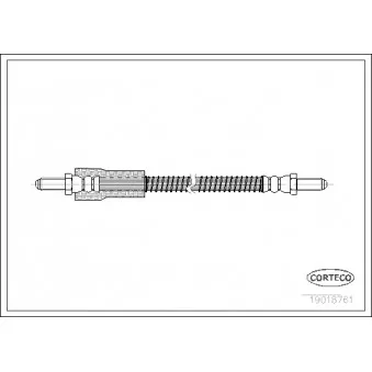 Flexible de frein CORTECO 19018761