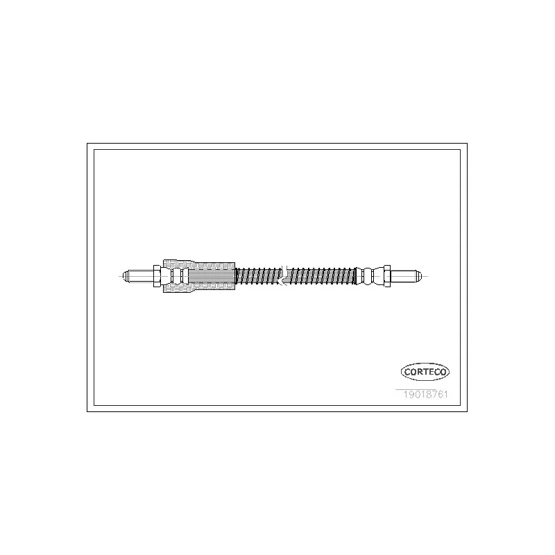 Flexible de frein CORTECO 19018761