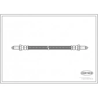 Flexible de frein CORTECO 19018764
