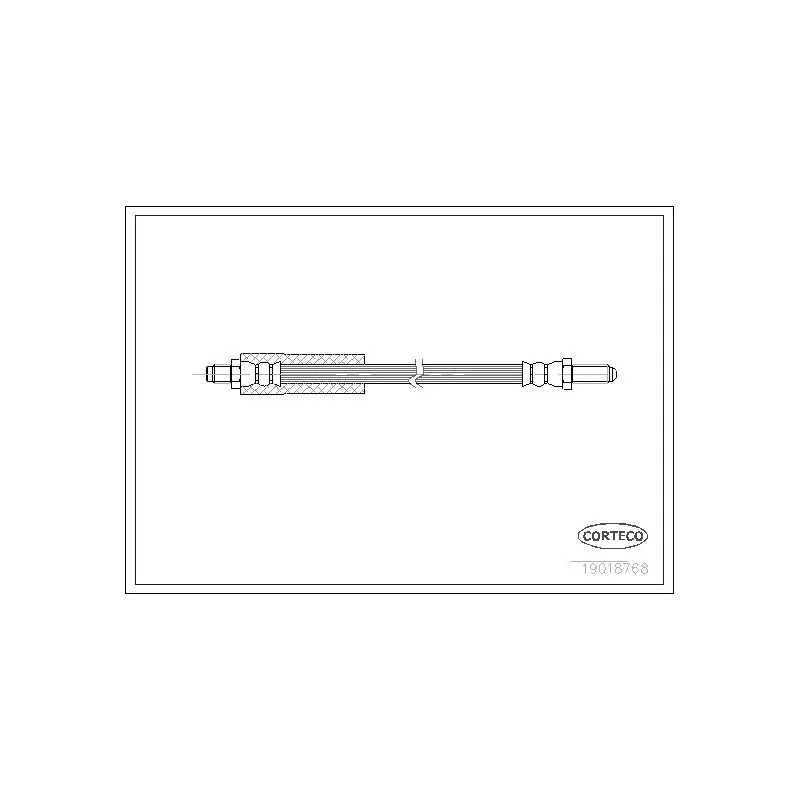 Flexible de frein CORTECO 19018768