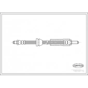 Flexible de frein CORTECO 19018770
