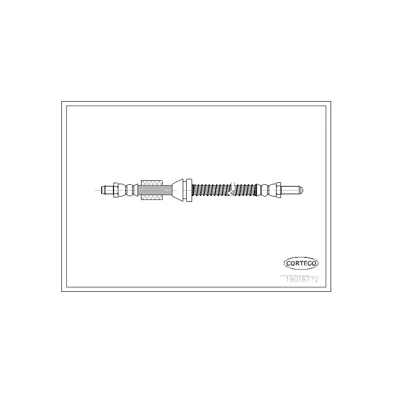 Flexible de frein CORTECO 19018772