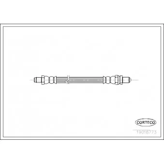 Flexible de frein CORTECO 19018773