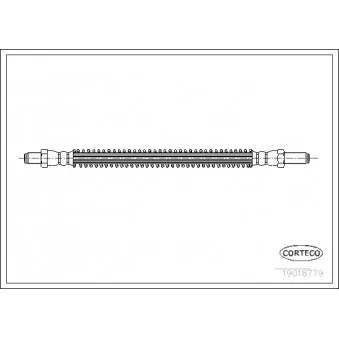 Flexible de frein CORTECO 19018779