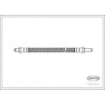 Flexible de frein CORTECO 19018781