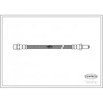 Flexible de frein CORTECO 19018787