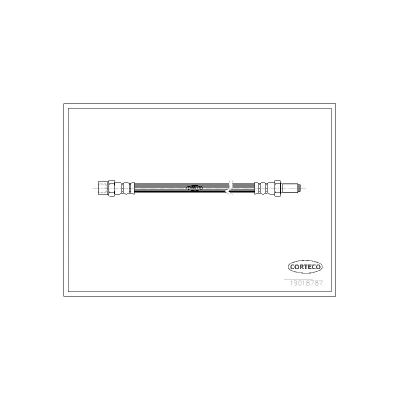 Flexible de frein CORTECO 19018787