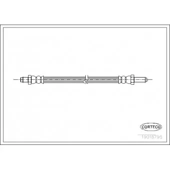 Flexible de frein CORTECO 19018798