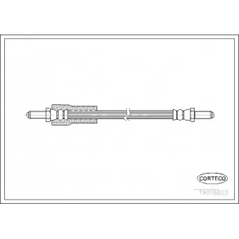 Flexible de frein CORTECO 19018803