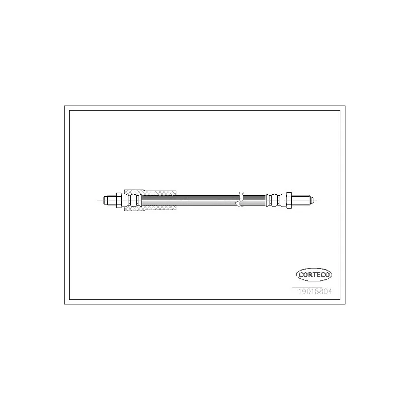 Flexible de frein CORTECO 19018804