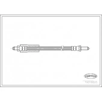 Flexible de frein CORTECO 19018805