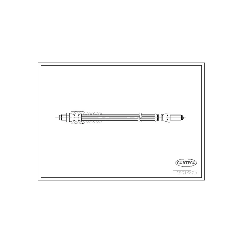 Flexible de frein CORTECO 19018805