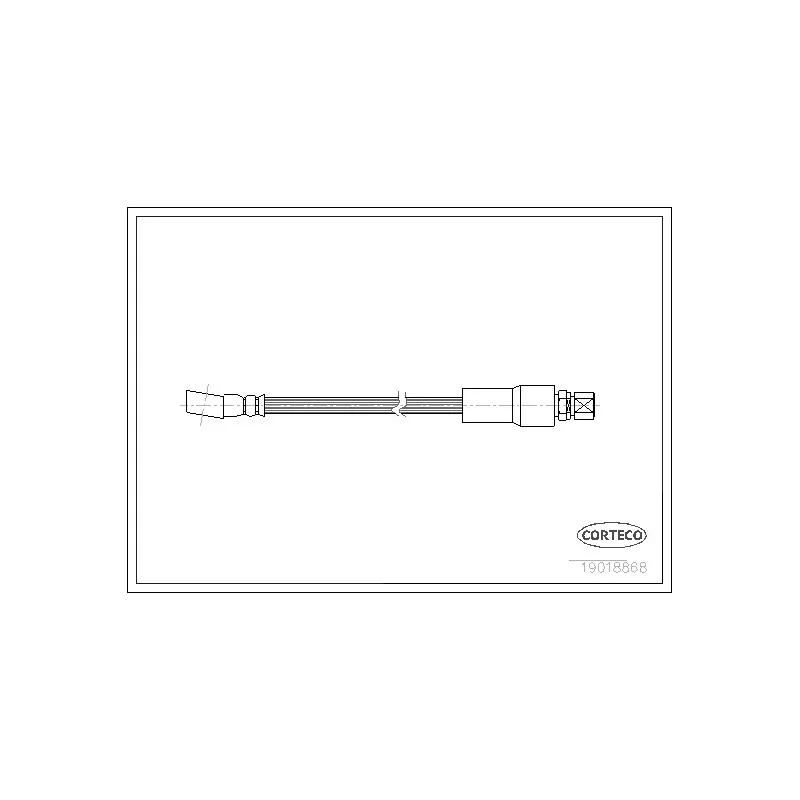 Flexible de frein CORTECO 19018868