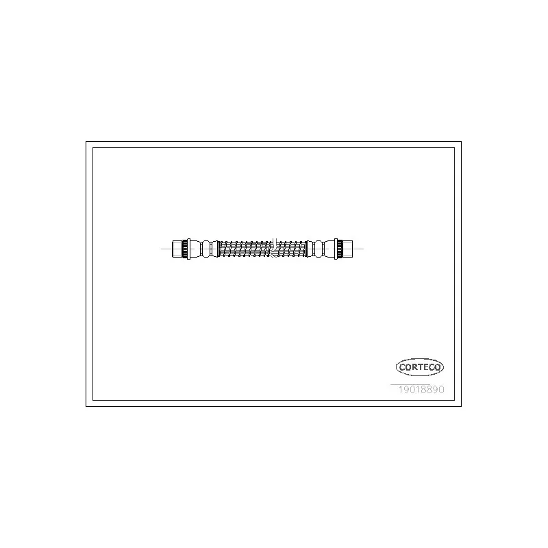 Flexible de frein CORTECO 19018890