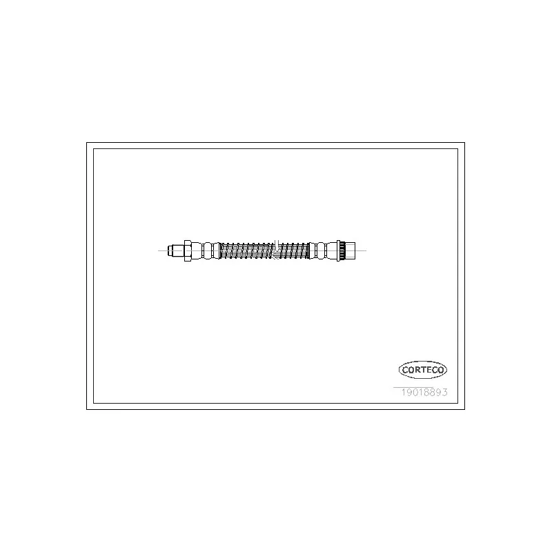 Flexible de frein CORTECO 19018893