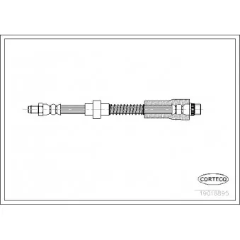 Flexible de frein CORTECO 19018895