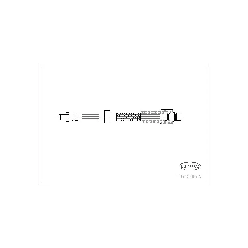 Flexible de frein CORTECO 19018895