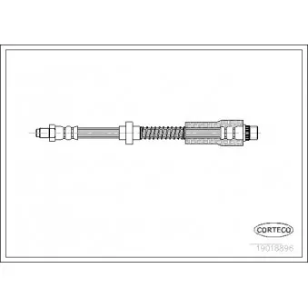 Flexible de frein CORTECO 19018896