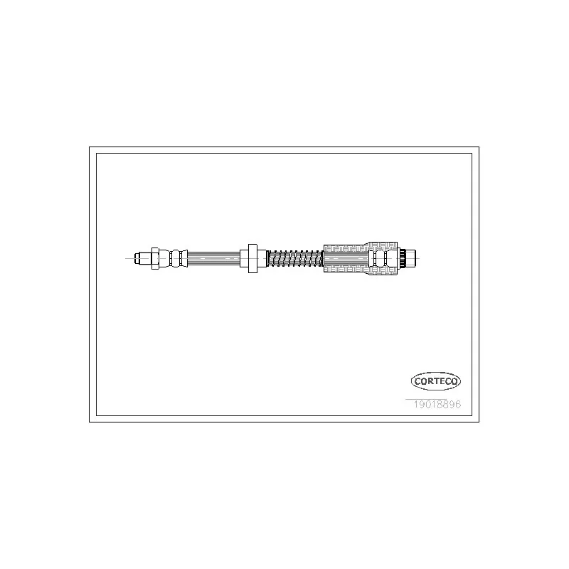 Flexible de frein CORTECO 19018896
