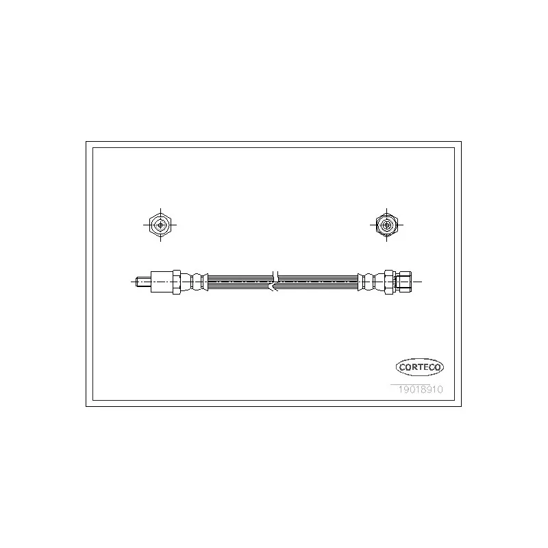 Flexible de frein CORTECO 19018910