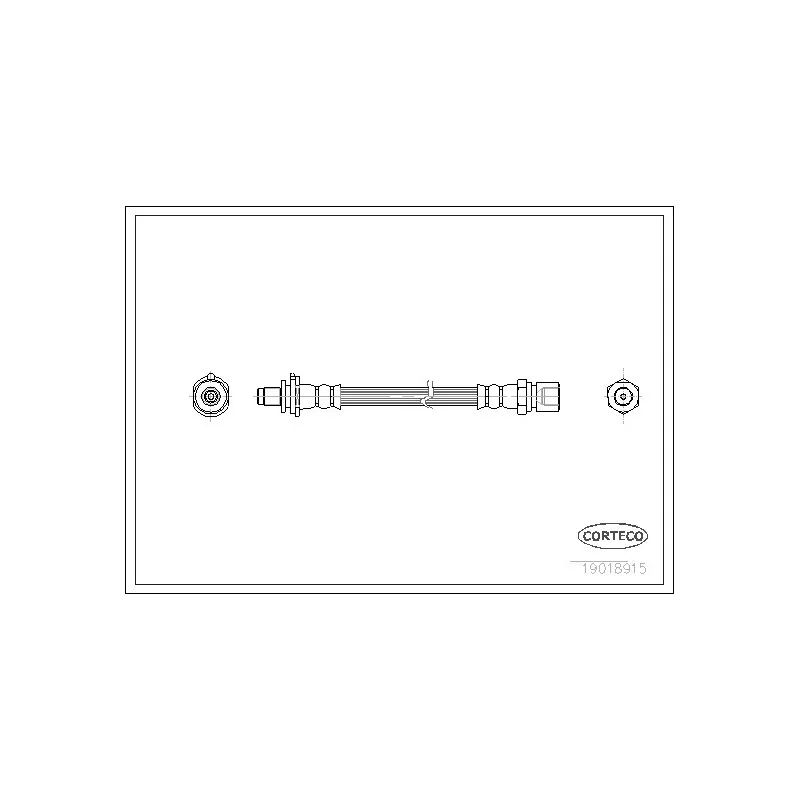 Flexible de frein CORTECO 19018915