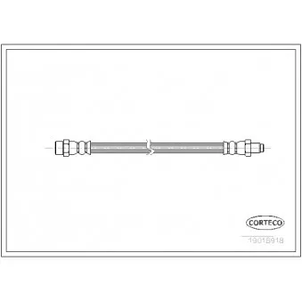 Flexible de frein CORTECO 19018918